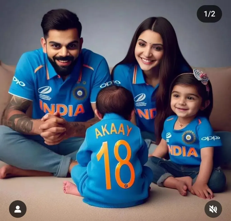 Virat Kolhi Family