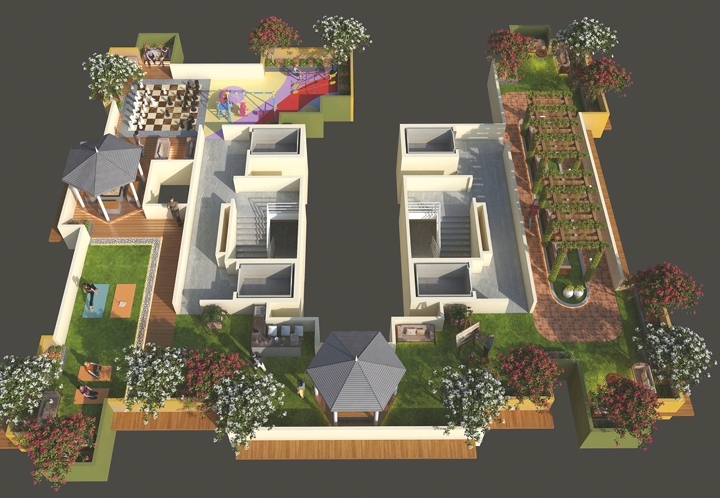Rooftop 3D Amenities