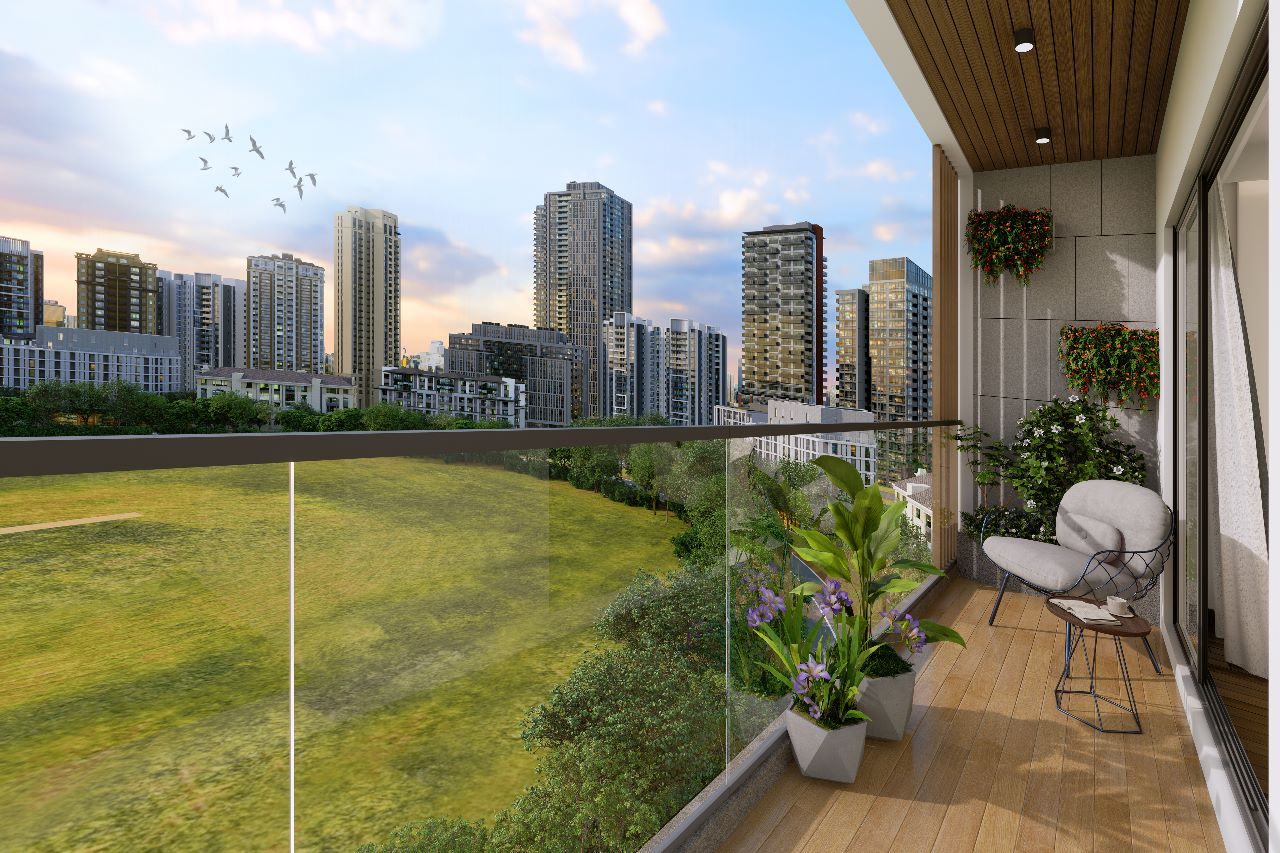 Balcony Area and View