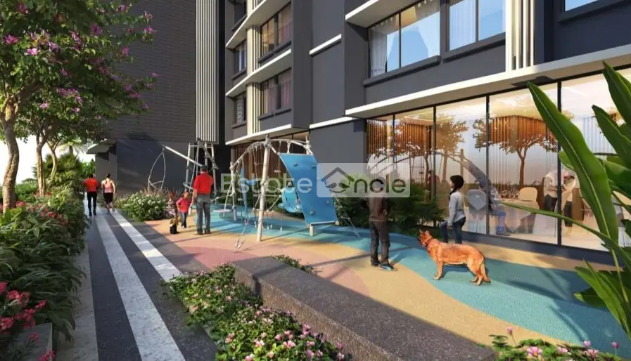 Podium Garden and Kid's play area