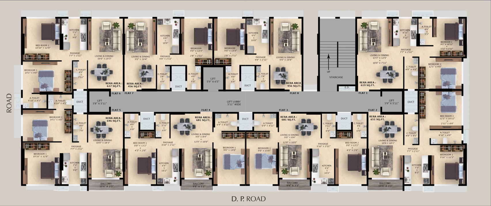 Floor Plan 13-14-16