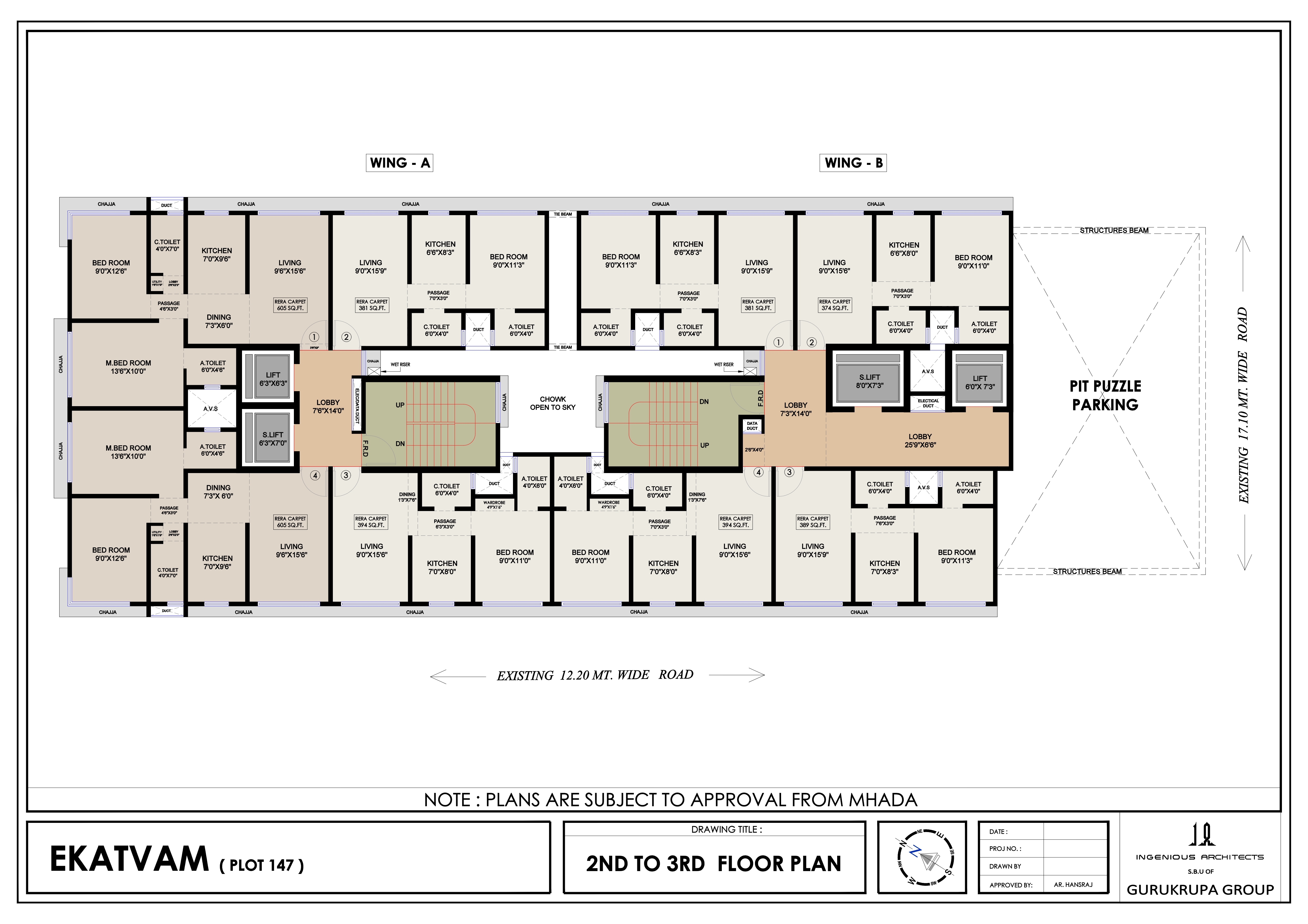 2nd to 3rd Floor Plan
