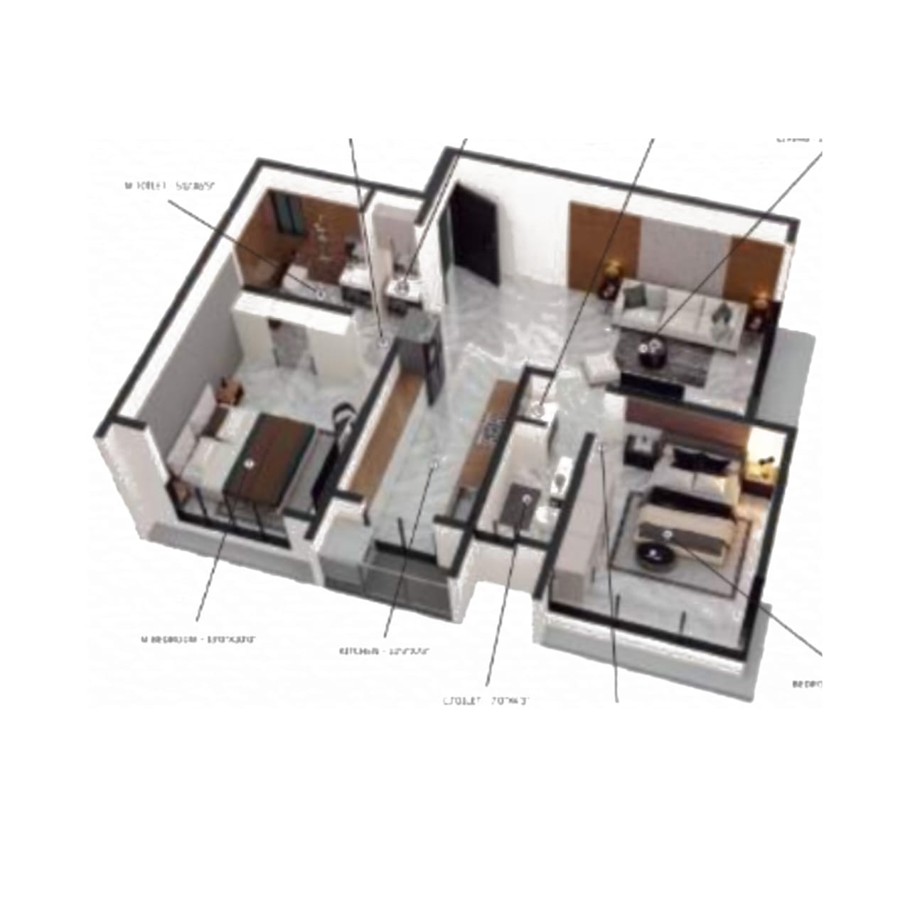 Gurukrupa Agam || 2 BHK || Carpet Area 668.0 sq.ft