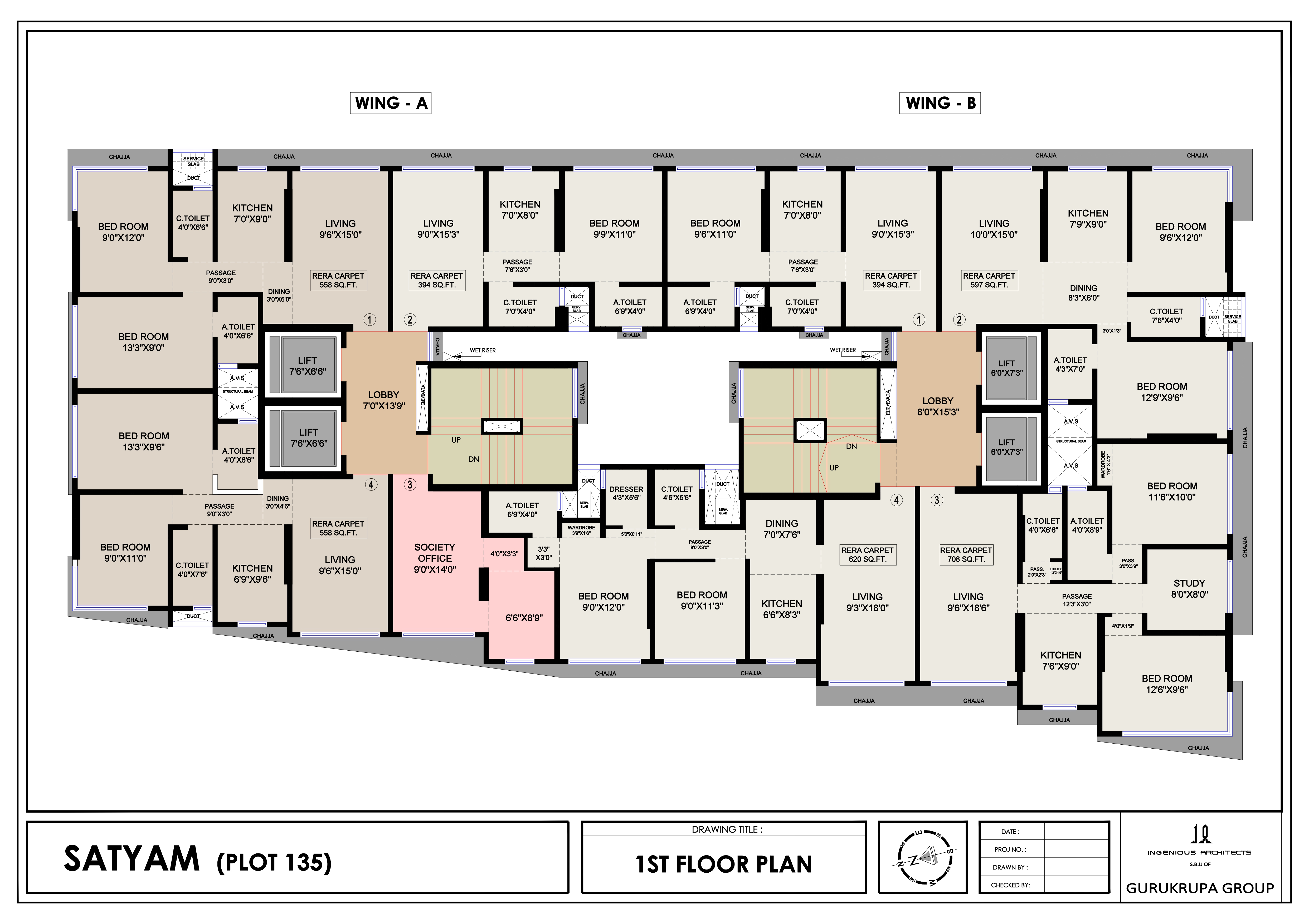 1 st Floor Plan