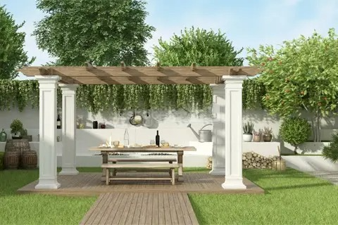 Pergola seating | Amenities  Pergola seating | Amenities