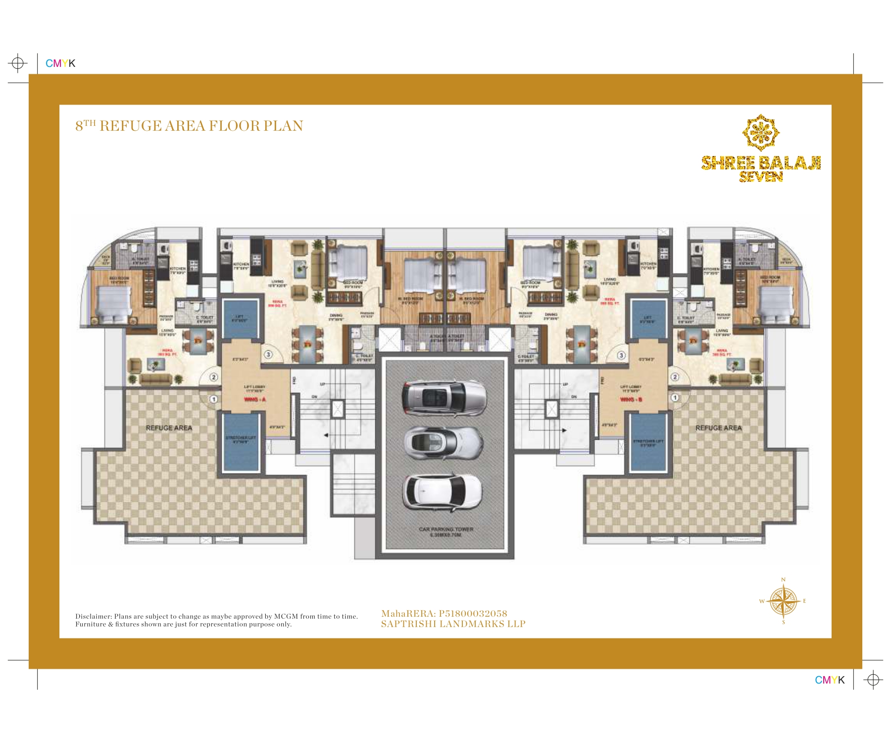 8th Refuge Area Floor Plan